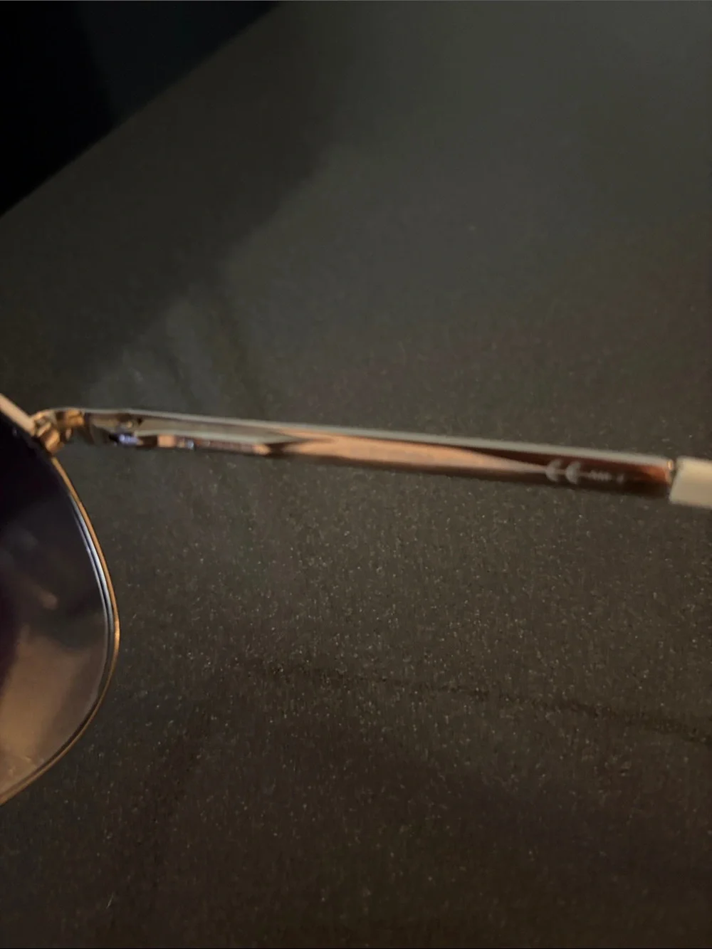 Gucci white Aviator Sunglasses